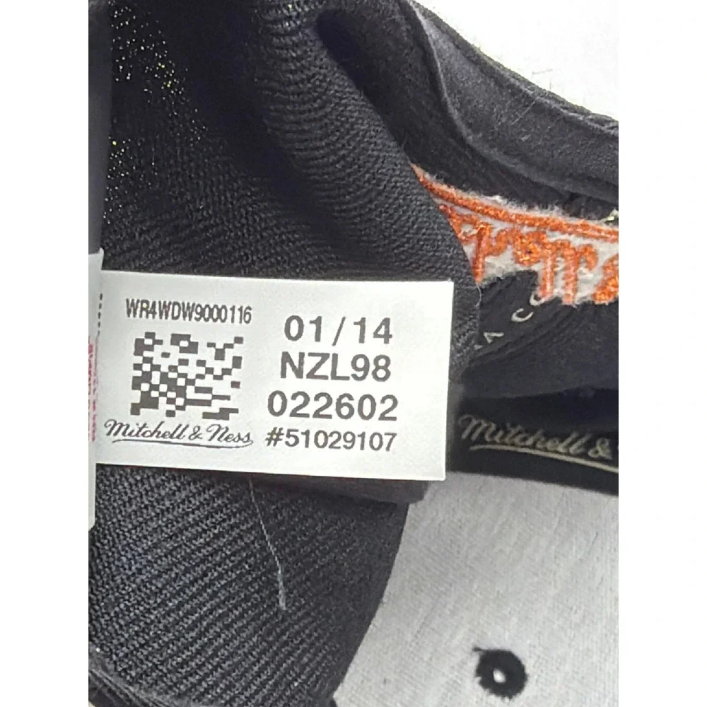 Mitchell & Ness Phoenix Suns Snapback Hat Mens Black‎ Purple Wool NBA